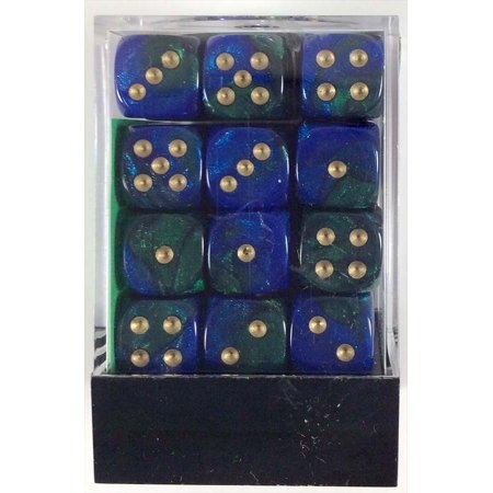 12mm 36d6 Gemini: Blue-Green/Gold