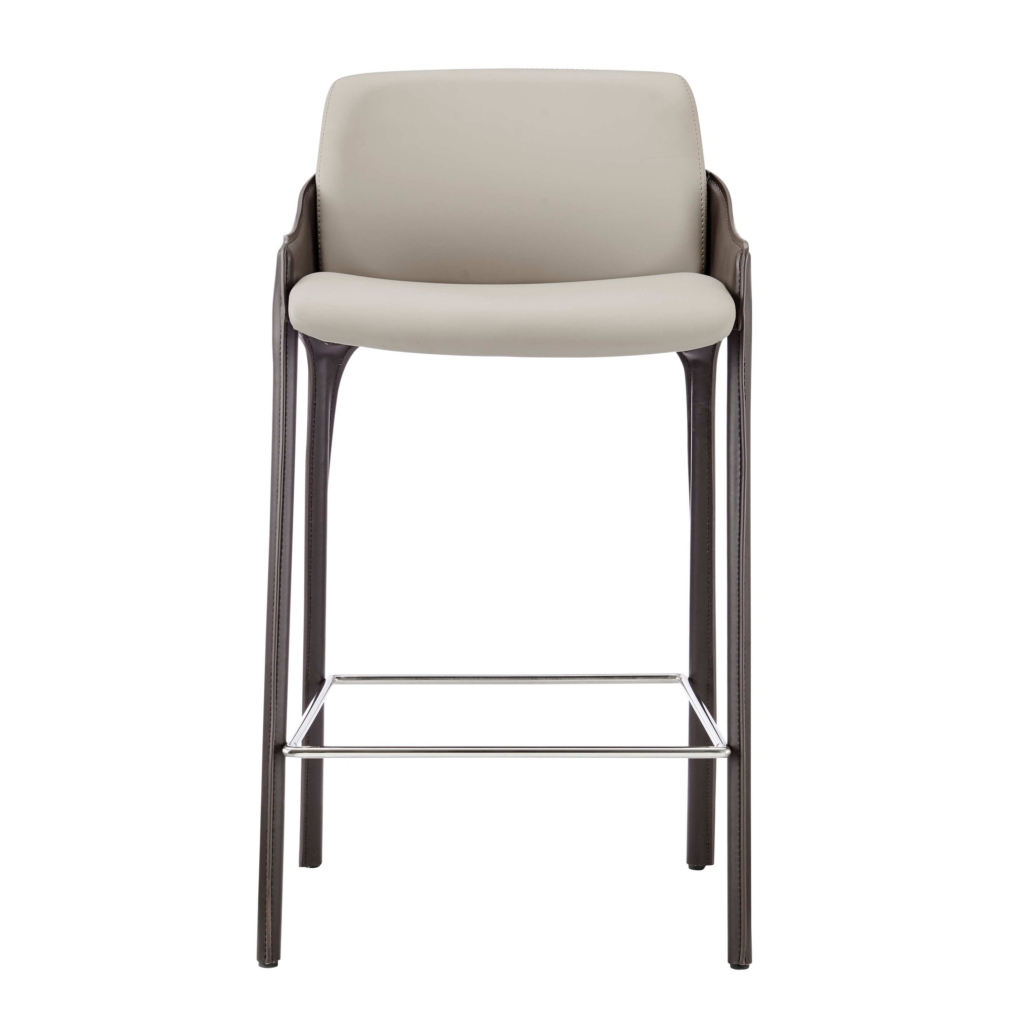Stella Faux Leather Counter Stool, (Set of 2)   