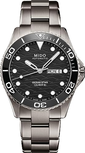 Mido Ocean Star 200 C Black Dial Titanium Men's Watch M042.430.44.051.00
