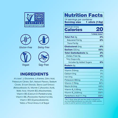 Liquid I.V. Sugar-Free Hydration Multiplier - Lemon Lime – Hydration Powder Packets | Electrolyte Drink Mix | Easy Open Single-Serving Stick | Non-G thumbnail