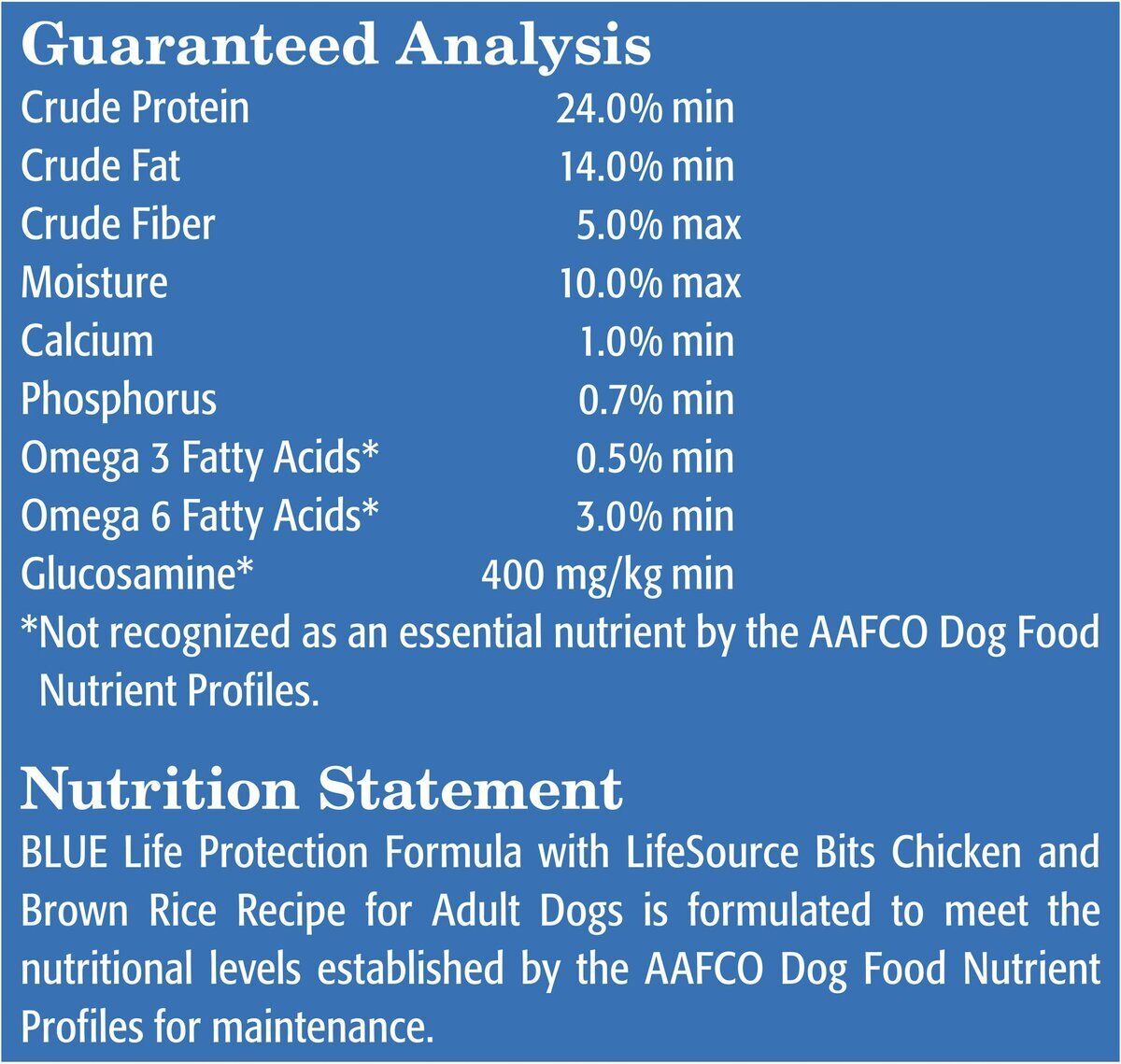 30LB Blue Buffalo Life Protection Adult Chicken and Brown Rice Dry Dog Food thumbnail