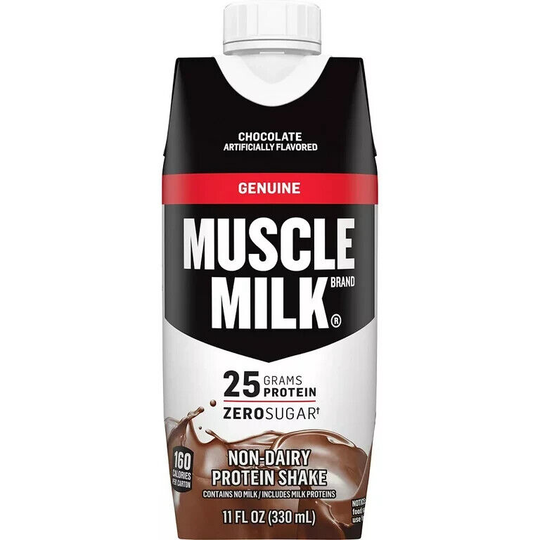 Muscle Milk Genuine Protein Shake, Chocolate (11 Fl Oz., 18 Count ) thumbnail