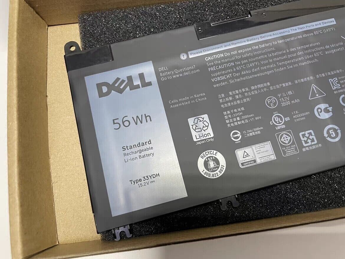 NEW Genuine 33YDH Battery for Dell Inspiron 17 7000 7778 7779 7786 7773 15 7577