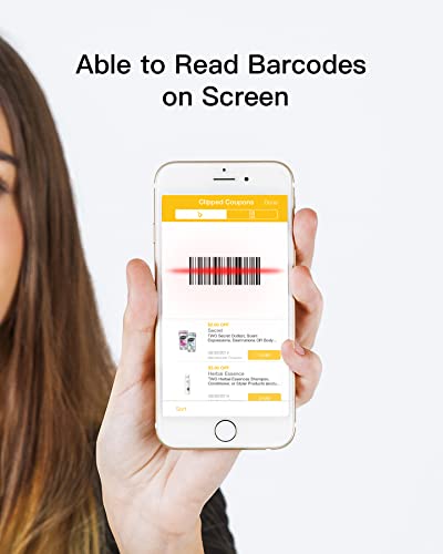 Inateck Bluetooth Scanner 1D Barcode Scanner 2.4Ghz USB Adapter, Screen Scanning, Exclusive Shortcuts, BCST-43 thumbnail