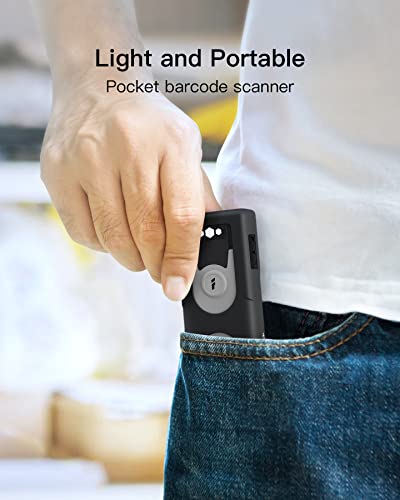 Inateck Bluetooth Scanner 1D Barcode Scanner 2.4Ghz USB Adapter, Screen Scanning, Exclusive Shortcuts, BCST-43 thumbnail