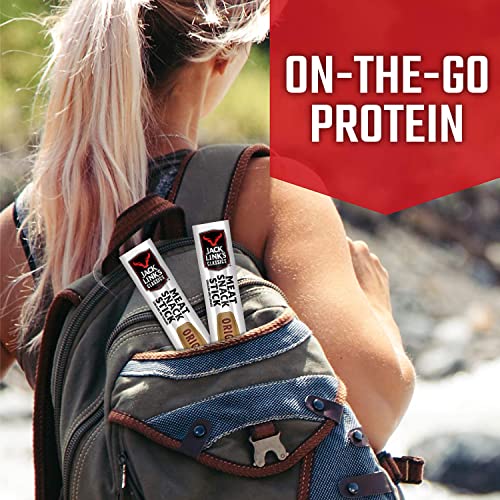 Jack Link's Beef Sticks, Classic Original Meat Snack – Protein Snack, Meat Stick with 5g of Protein – 0.8 Oz. (Pack of 20) thumbnail