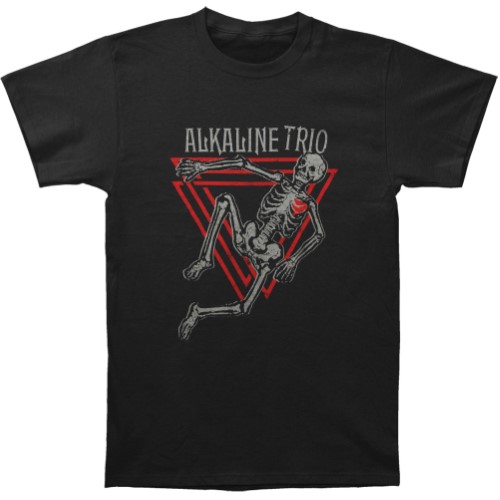 Alkaline Trio Men's Skeleton T-shirt Small Black