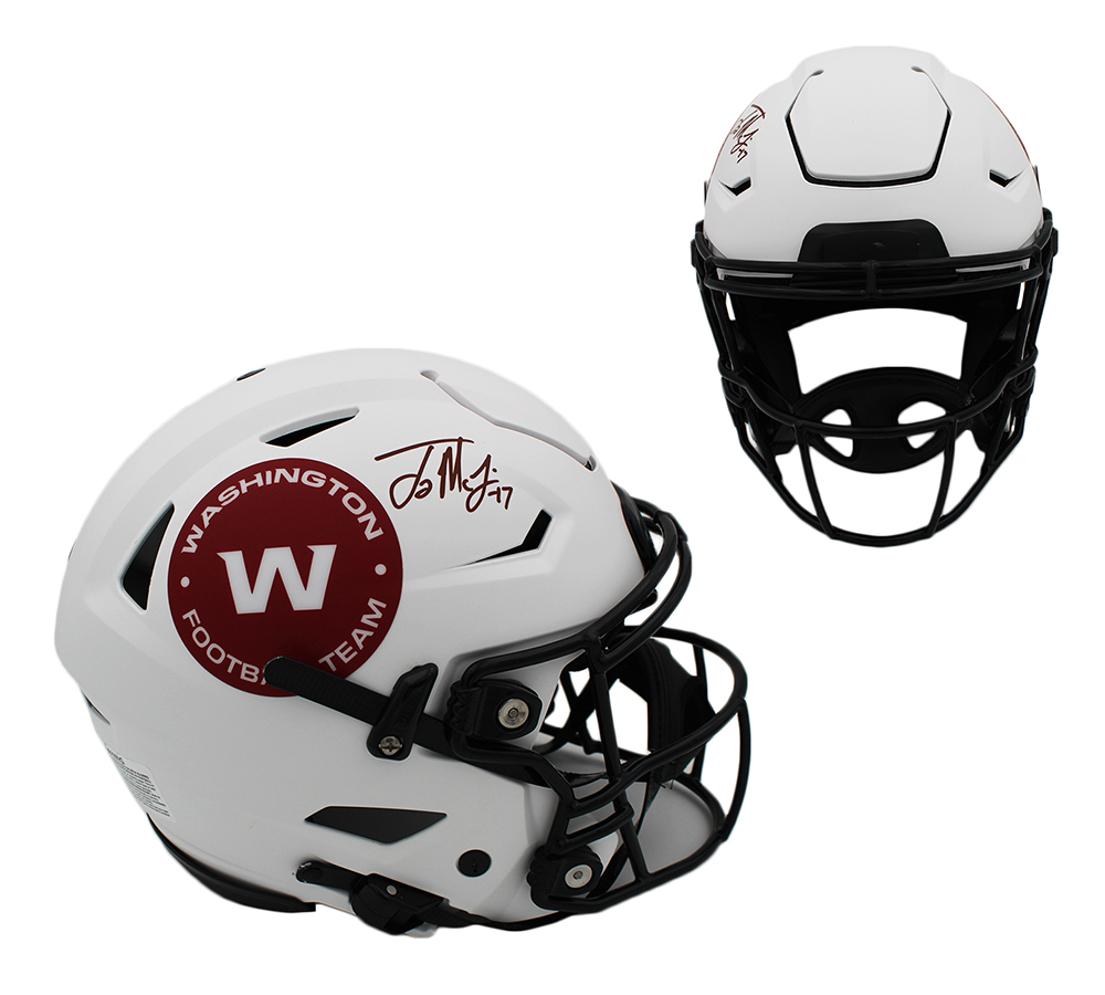 20140 Terry McLaurin Signed Washington Football Team Speed Flex Authentic Lunar NFL Helmet