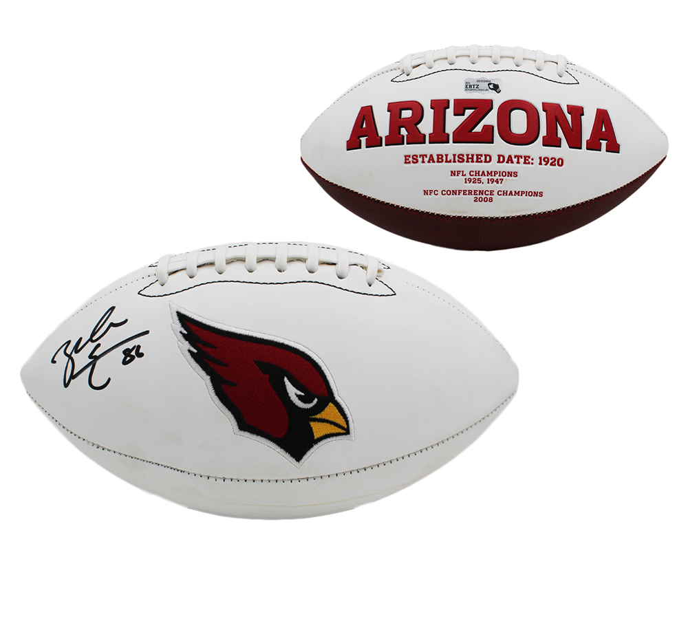 21319 Zach Ertz Signed Arizona Cardinals Embroidered White NFL Football