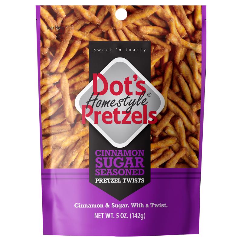 Dot's Pretzels Homestyle Cinnamon/Sugar Pretzels 5 Oz Bagged
