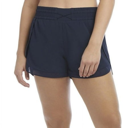 Danskin Womens Double Time Short with Inner Pocket Neo Navy Large