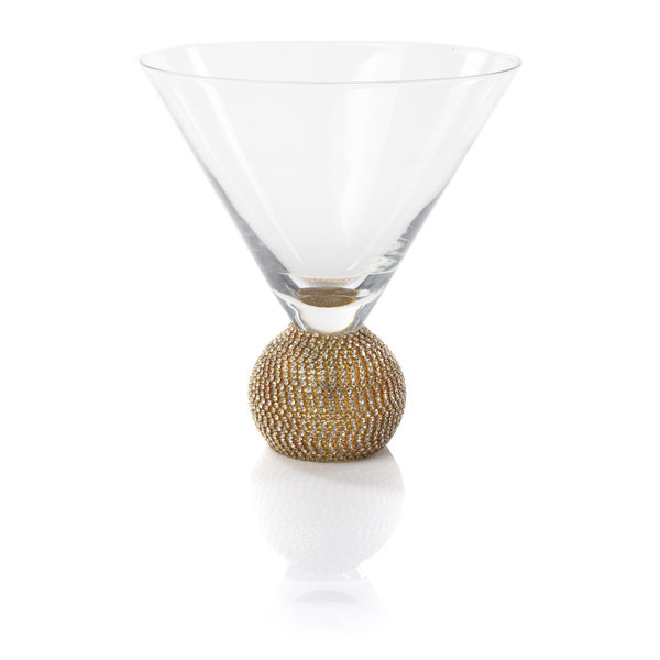 IMPULSE! Gold Biarritz Martini Glass (set of 4)