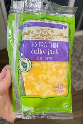 Extra Thin Colby Jack Sliced Cheese
