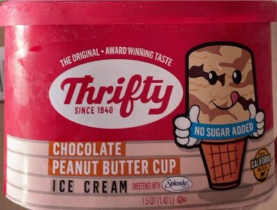 Thrifty Chocolate Peanut Butter Cup Ice Cream - 48 Oz
