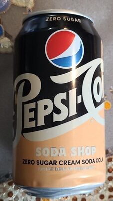 Pepsi Cola Zero Sugar Cream Soda