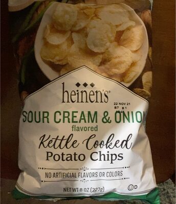 Sour Cream and Onion Kettle Cooked Potato Chips