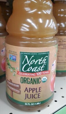 North Coast, Apple Juice Organic Bottle, 64 Oz (Case of 8)