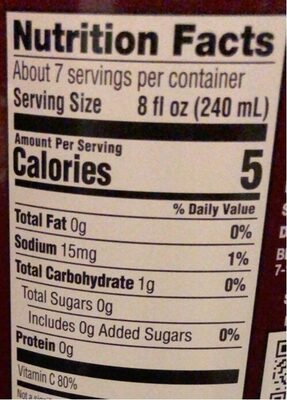 Minute Maid Zero Sugar Fruit Punch Juice  52 Fl Oz Bottle thumbnail
