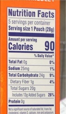 Ocean Spray® Mango Cran™ Snack Medley  Dried Fruit Snack  1 Oz Pouch  5 Count thumbnail