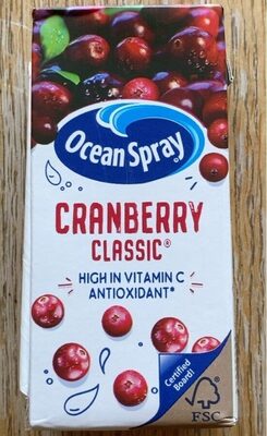 Ocean Spray Cranberry Classic Juice Drink Carton