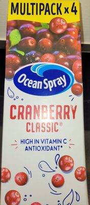 Ocean Spray Cranberry Classic Juice Drink Carton thumbnail