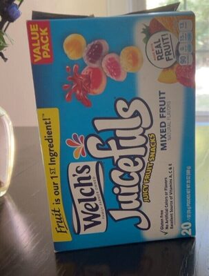 Welch’s Fruit Snacks  Juicefuls Mixed Fruit  1 Oz  20 Pack