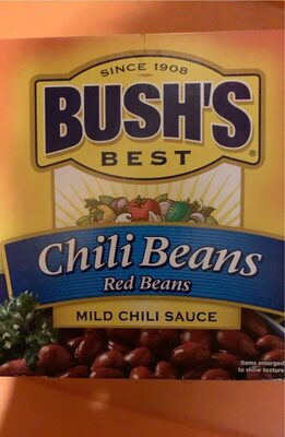 Bush S Best Chili Beans Red Beans in Mild Chili Sauce 8 Pack 16oz Cans