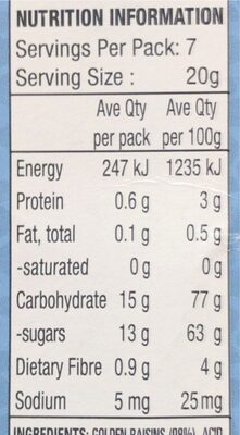 Blue Raspberry Sour Rasin Snacks thumbnail