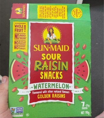 Sour Raisn Snacks Watermelon