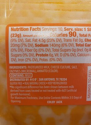 Colby & Monterey Jack Sliced Cheese thumbnail