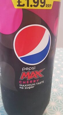 Pepsi Max Cherry No Sugar Cola Bottle 2L (Pack of 6)