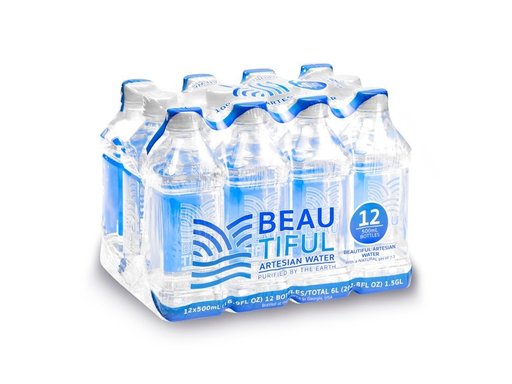 Beautiful Water 289554 202.8 Fl Oz Amicalola Bottled Water Pack of 12