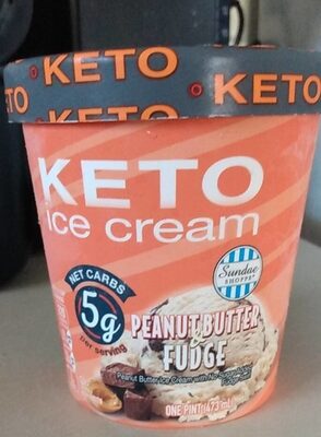 Keto Ice Cream Peanut Butter Fudge
