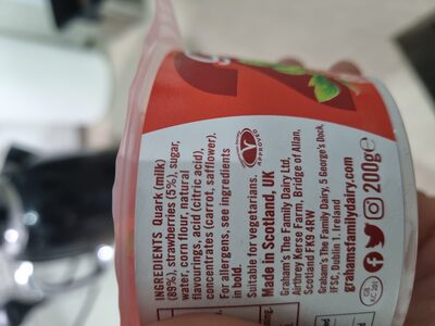 Graham's Strawberry Yogurt 25G High Protein thumbnail