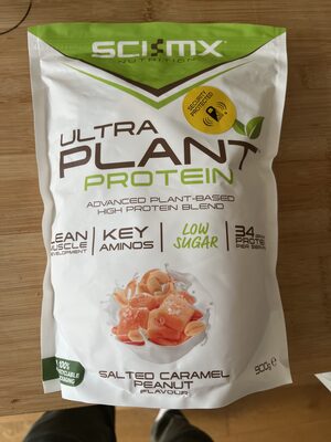 Sci-MX Ultra Plant Protein 900g | 33g Vegan Protein | Dairy-Free & BCAA-Rich, Salted Caramel