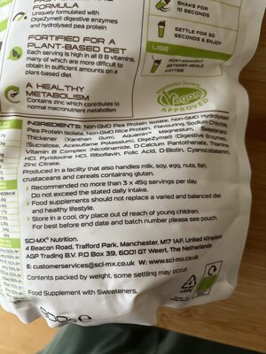 Sci-MX Ultra Plant Protein 900g | 33g Vegan Protein | Dairy-Free & BCAA-Rich, Salted Caramel thumbnail