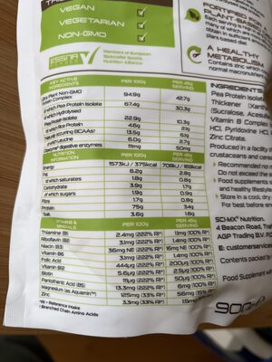 Sci-MX Ultra Plant Protein 900g | 33g Vegan Protein | Dairy-Free & BCAA-Rich, Salted Caramel thumbnail