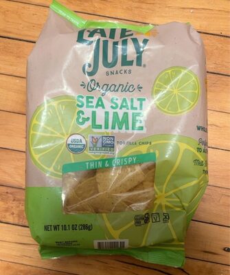 Organic Sea Salt & Lime Tortilla Chips