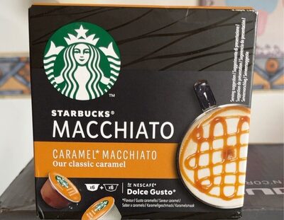 Starbucks Caramel Macchiato by Nescafe Dolce Gusto Coffee Pods, 6 X 12 (72 Pods/36 Servings)