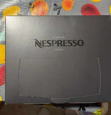 2 pack nespresso - forte coffee professional capsules, espresso roast, 50/box (8901.84)