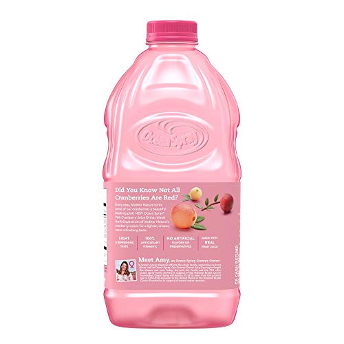Ocean Spray Pink Cranberry Juice Drink, 64 Ounce Bottles (Pack of 8) thumbnail