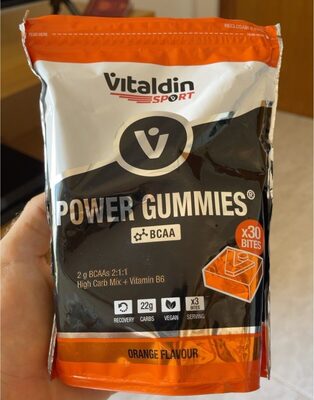 Sport Power Gummies BCAA â Muscle Protection & Recovery â 2 Gr of Branched Chain Amino Acids BCAAs Ratio 2:1:1 per Serving + Vitamin B6 â 30