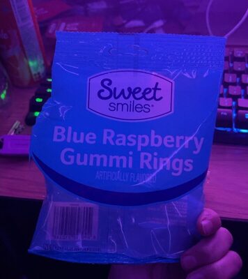 Blue Raspberry Gummi Rings