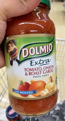 Dolmio Pasta Sauce Tomato Onion and Roasted Garlic Salt Reduced 500g X 1