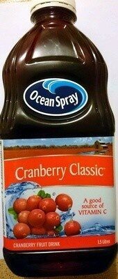 Ocean Spray Classic Cranberry Juice 1.5ltr X 1
