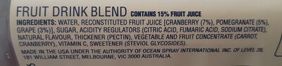 Ocean Spray Cranberry Pomegranate Juice Drink 1.5L thumbnail