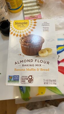 Almond Flour Baking Mix Banana Muffin Bread