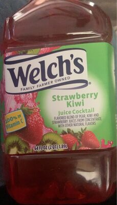 Welch S Strawberry Kiwi Juice Cocktail  64 Fl Oz Bottle