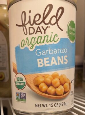 Field Day, Organic Garbanzo Beans, 15 Oz (Case of 12)