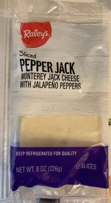 Sliced Pepper Jack Cheese
